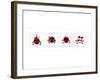 Sugar Skulls Box of 4-Rosa Mesa-Framed Art Print