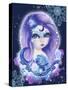 Sugar Sweeties - Galaxy - With Background-Sheena Pike Art And Illustration-Stretched Canvas