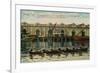 Sugar Warehouse Canoeing, San Juan River, Matanzas, Cuba, C1920S-null-Framed Giclee Print