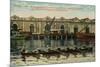 Sugar Warehouse Canoeing, San Juan River, Matanzas, Cuba, C1920S-null-Mounted Giclee Print