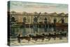 Sugar Warehouse Canoeing, San Juan River, Matanzas, Cuba, C1920S-null-Stretched Canvas