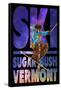 Sugarbush, Vermont - Milky Way Skier-Lantern Press-Framed Stretched Canvas