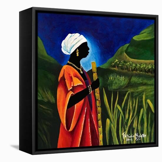 Sugarcane journey-Patricia Brintle-Framed Stretched Canvas