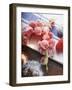 Sugared Berries on Tea Towel (Close-Up)-Foodcollection-Framed Photographic Print