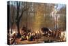 Sugaring Off at the Camp, 1864-66-Eastman Johnson-Stretched Canvas