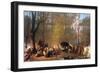 Sugaring Off at the Camp, 1864-66-Eastman Johnson-Framed Giclee Print