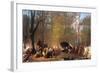 Sugaring Off at the Camp, 1864-66-Eastman Johnson-Framed Giclee Print