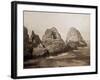Sugarloaf Islands at Fisherman's Bay, Farallon Islands, San Francisco, California, 1869-Carleton Watkins-Framed Art Print
