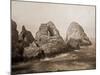 Sugarloaf Islands at Fisherman's Bay, Farallon Islands, San Francisco, California, 1869-Carleton Watkins-Mounted Art Print