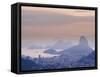 Sugarloaf Mountain at sunrise, Rio de Janeiro, Brazil, South America-Karol Kozlowski-Framed Stretched Canvas