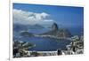 Sugarloaf Mountain, Guanabara Bay, and Botafogo Beach, Rio de Janeiro, Brazil-David Wall-Framed Photographic Print
