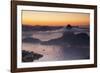 Sugarloaf Mountain (Pao De Acucar) at Dawn, Rio De Janeiro, Brazil, South America-Ian Trower-Framed Photographic Print