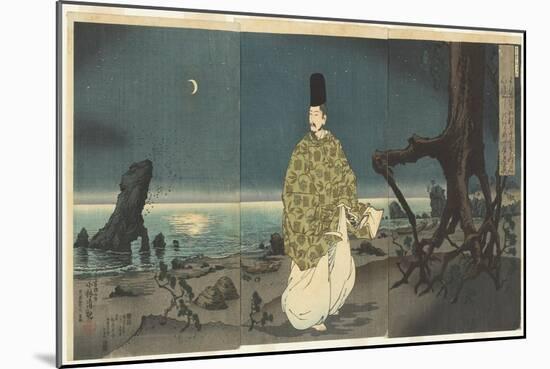 Sugawara Michizane in Exile, February 1884-Kobayashi Kiyochika-Mounted Giclee Print