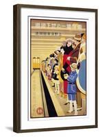 Sugiura Hisui the Only Subway in the East Japanese 1927-Vintage Lavoie-Framed Giclee Print