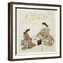 Sugoroku (Japanese Backgammon), 1820-1822-Toyota Hokkei-Framed Giclee Print