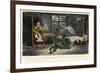 Suicide by Poison in a Lonely Garret-Robert Cruickshank-Framed Premium Giclee Print