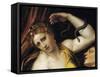 Suicide of Cleopatra-Domenico Brusasorci-Framed Stretched Canvas