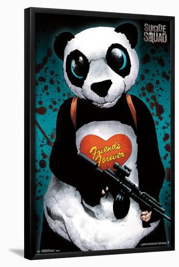 Suicide Squad- Gangster Panda-null-Framed Poster