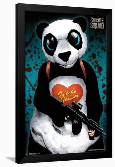 Suicide Squad- Gangster Panda-null-Framed Poster