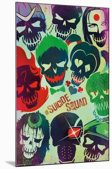 Suicide Squad- Sugar Skulls-null-Mounted Poster