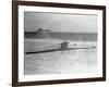 Suicide Submarine Washed up on Beach-null-Framed Photographic Print