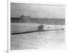 Suicide Submarine Washed up on Beach-null-Framed Photographic Print