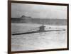 Suicide Submarine Washed up on Beach-null-Framed Photographic Print