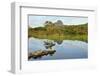 Suilven over a Highland Loch with Islands of Scots Pine and Birch. Sutherland, Scotland-Fergus Gill-Framed Photographic Print