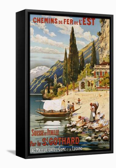 Suisse et Italie Par le St. Gothard, 1907-Krallt-Framed Stretched Canvas