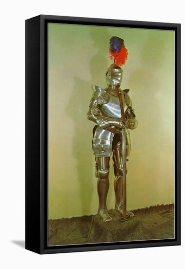 Suit of Armor-null-Framed Stretched Canvas