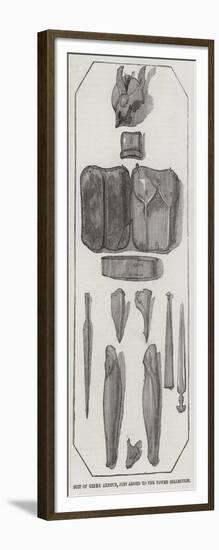 Suit of Greek Armour, Just Added to the Tower Collection-null-Framed Giclee Print
