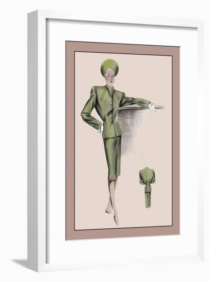 Suit with Jacket-null-Framed Art Print