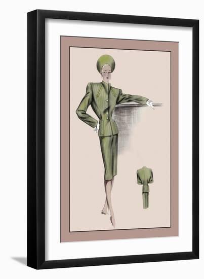 Suit with Jacket-null-Framed Art Print