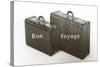 Suitcases, Bon Voyage-null-Stretched Canvas