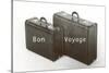 Suitcases, Bon Voyage-null-Stretched Canvas