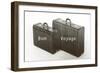 Suitcases, Bon Voyage-null-Framed Premium Giclee Print