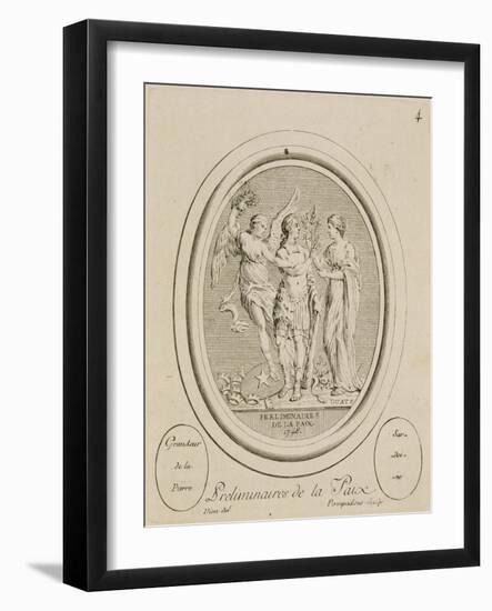 Suite d'estampes d'après les pierres gravées de Guay graveur du Roi (1711-1-Joseph Marie Vien-Framed Giclee Print