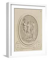 Suite d'estampes d'après les pierres gravées de Guay graveur du Roi (1711-1-Joseph Marie Vien-Framed Giclee Print