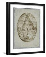 Suite de vingt petits dessins ovales-Johan Wierix-Framed Giclee Print