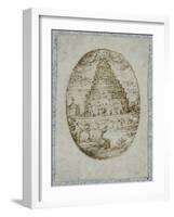 Suite de vingt petits dessins ovales-Johan Wierix-Framed Giclee Print