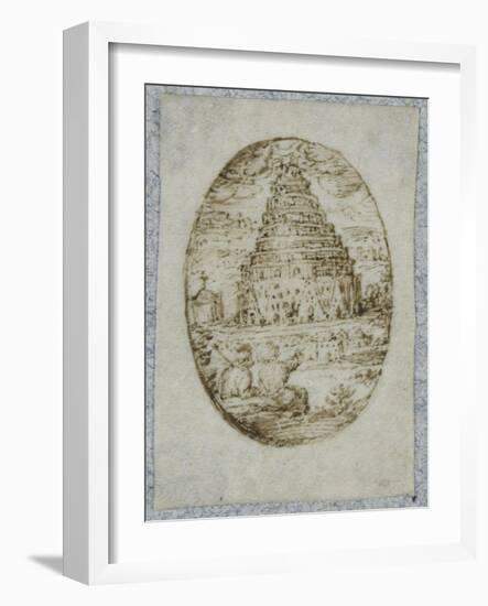 Suite de vingt petits dessins ovales-Johan Wierix-Framed Giclee Print