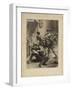 Suite lithographique "Hamlet" : la mort d'Hamlet après le duel-Eugene Delacroix-Framed Giclee Print