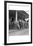 Suiting Up for Baseball at the Gasoline Station-Dorothea Lange-Framed Art Print