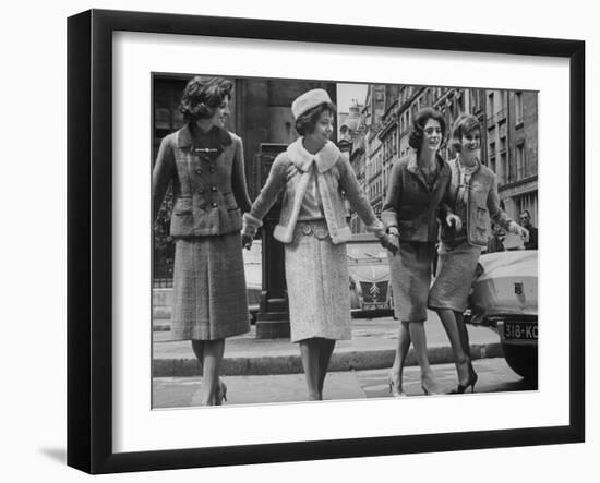 Suits Designed by Chanel-Paul Schutzer-Framed Premium Photographic Print