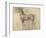 Suivantes de Sémiramis et cheval, étude pour Sémiramis-Edgar Degas-Framed Giclee Print