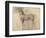 Suivantes de Sémiramis et cheval, étude pour Sémiramis-Edgar Degas-Framed Premium Giclee Print