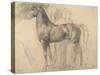 Suivantes de Sémiramis et cheval, étude pour Sémiramis-Edgar Degas-Stretched Canvas