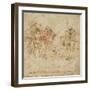 Sujet all?rique-Leonardo da Vinci-Framed Giclee Print