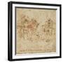 Sujet all?rique-Leonardo da Vinci-Framed Giclee Print