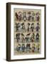 Sujets militaires grotesques-null-Framed Giclee Print